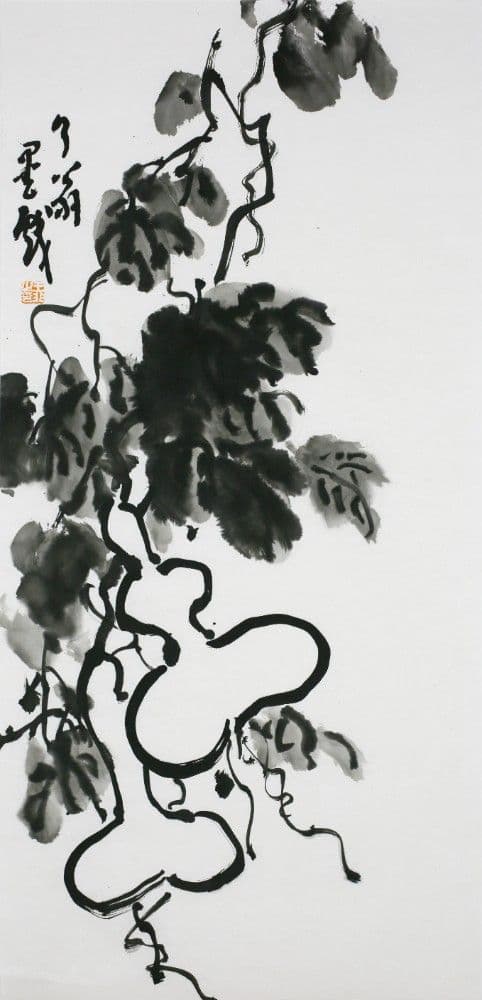 Ink Play with Gourds